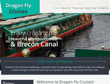 Tablet Screenshot of dragonfly-cruises.co.uk